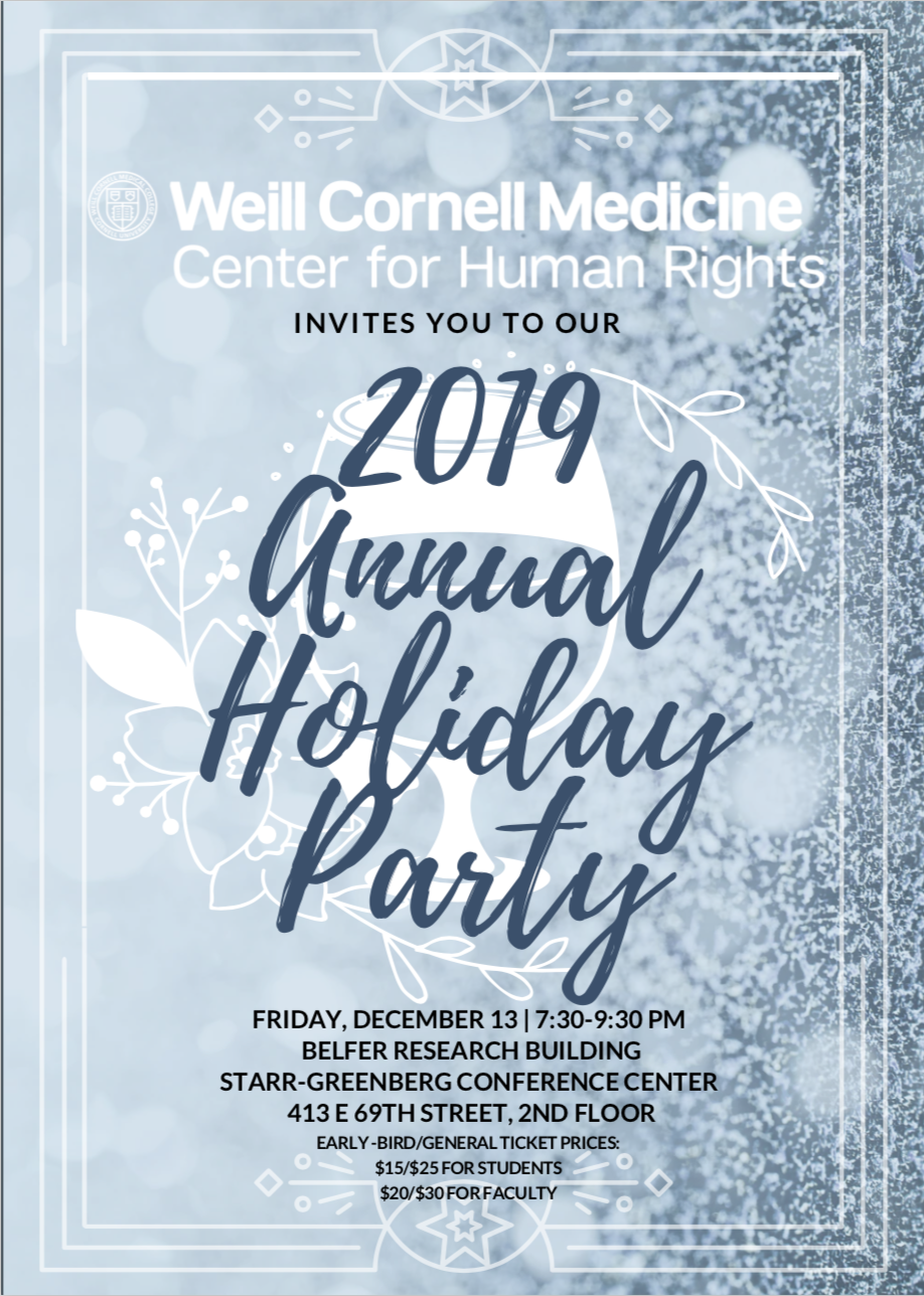 WCCHR 2019 Holiday Party